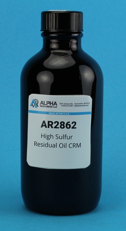 View High Sulfur in Residual Fuel Oil CRM (S=9.86%)