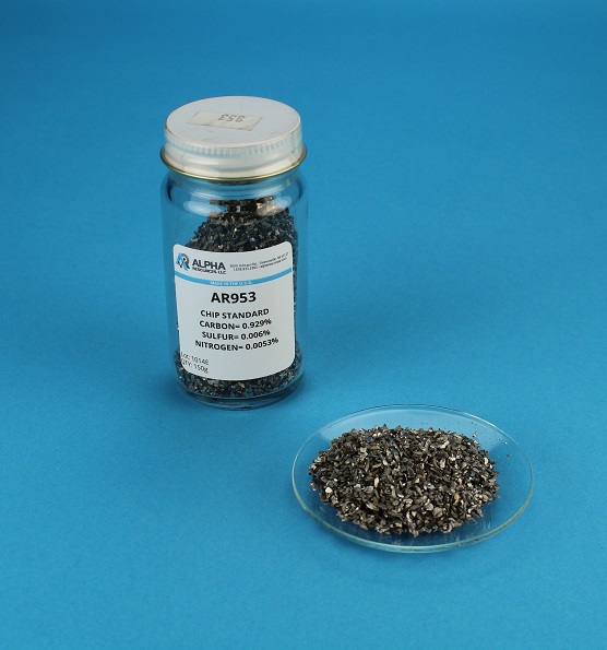 View SOLD OUT - Carbon, Sulfur and Nitrogen Steel Chip CRM (C= 0.948%, S= 0.0010%, N= 0.0044%)