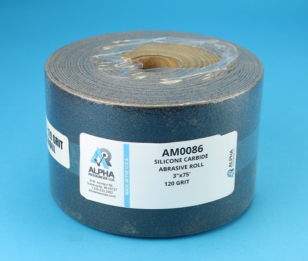 View Silicon Carbide Rolls, 180 Grit