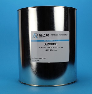 View Alphacel® II Tungsten/Tin, Bulk, -20/+40 Mesh