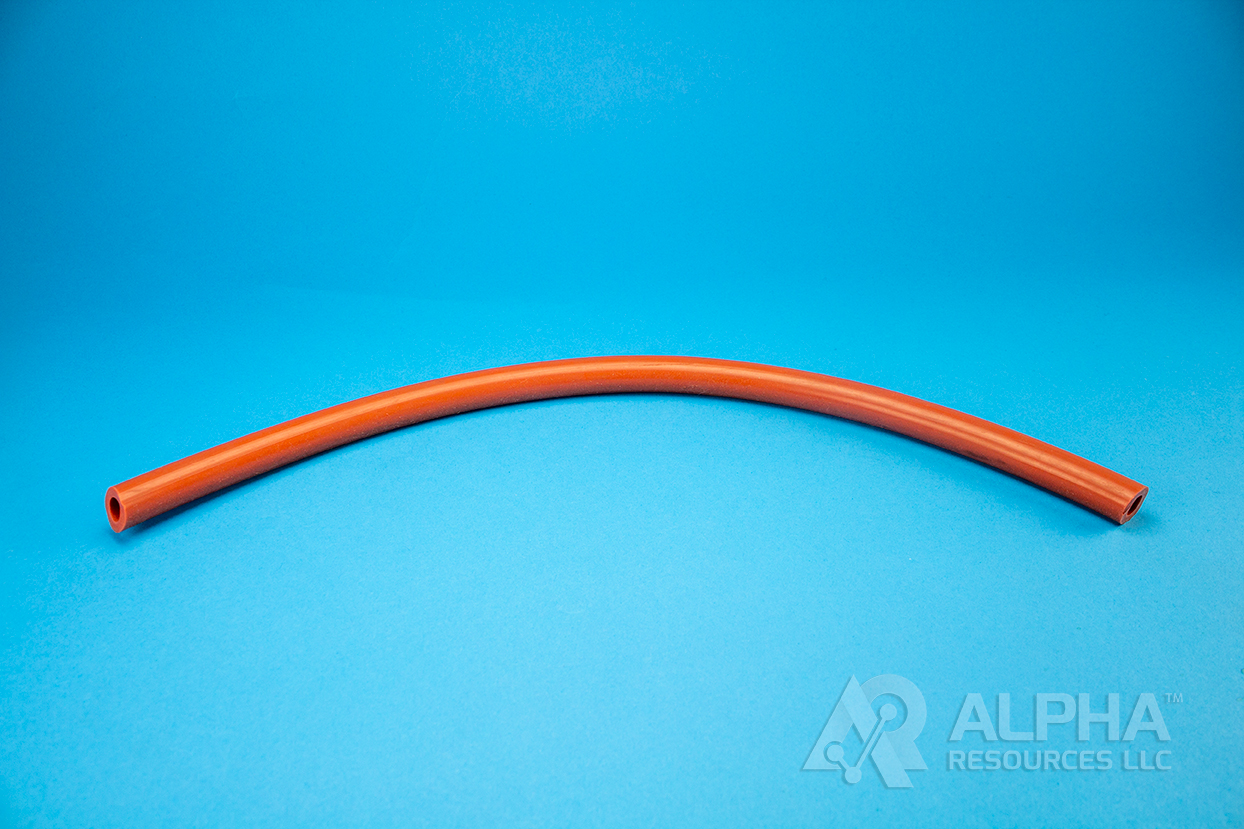 View Red Silicone Tubing, ID: 3/8