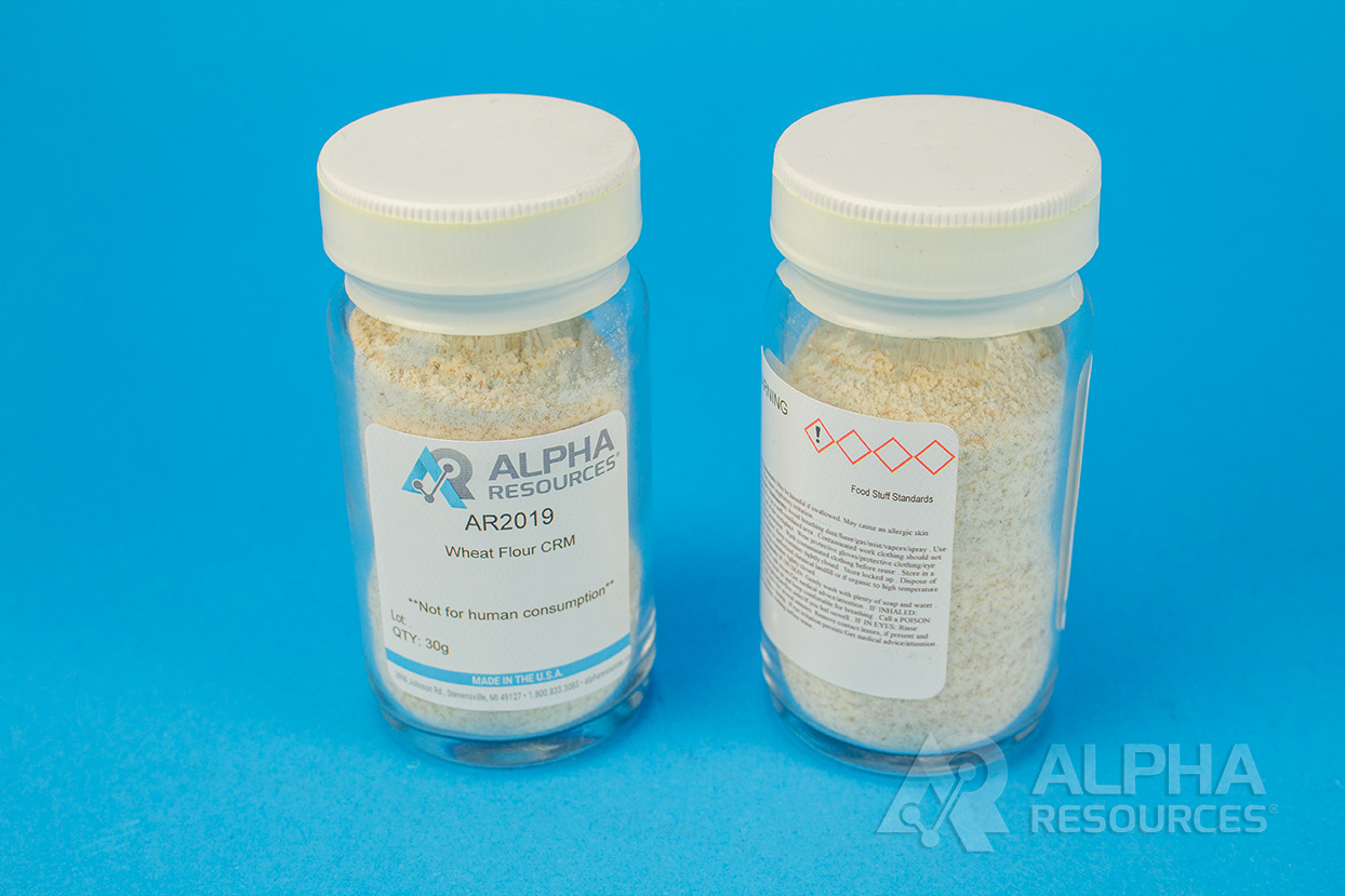View Wheat Flour CRM (C=46.97%, N=2.99%, S=0.21%)