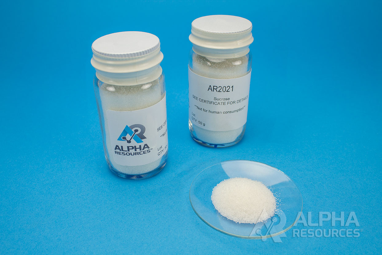 View Sucrose Reference Material (C=42.11%, H=6.48%, O=51.41%)