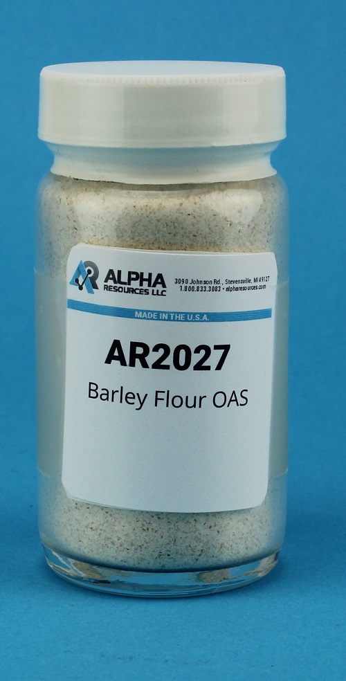 View Barley Flour Organic Analytical Standard (C=43.51, H=6%, N=1.9%, S=0.12%)