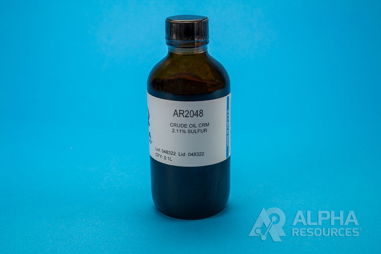 View Sulfur in Crude Oil CRM (S=2.10%)