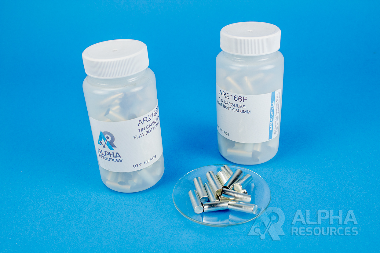 View Smooth Wall Tin Capsule (H= 18mm, D=6mm) Flat Bottom