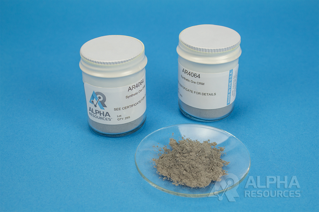 View Synthetic Ore CRM (C= 5.10%, S= 4.82%)