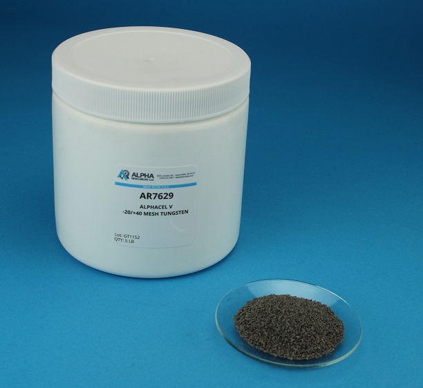 View Alphacel® V Tungsten, Fine Grain, -20/+40 Mesh