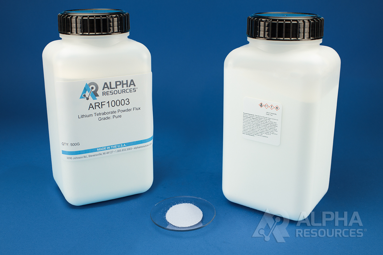 View Lithium Tetraborate Powder Flux, Grade Pure