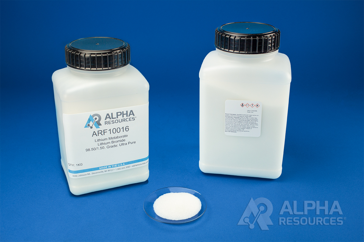 View Lithium Metaborate/Lithium Bromide 98.50/1.50: High Density, Grade Ultra Pure