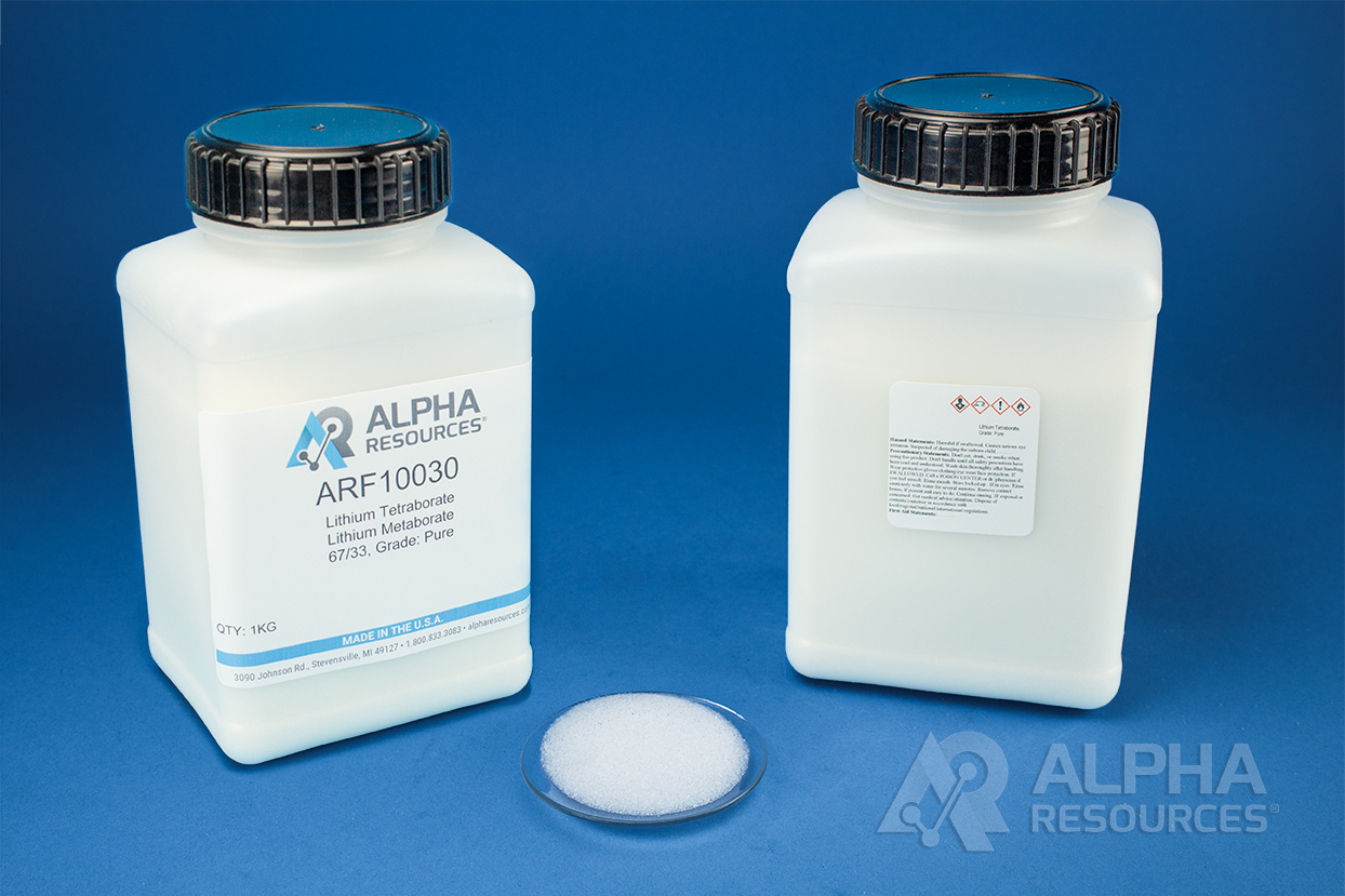 View Lithium Tetraborate/Lithium Metaborate 67/33: High Density, Grade Pure