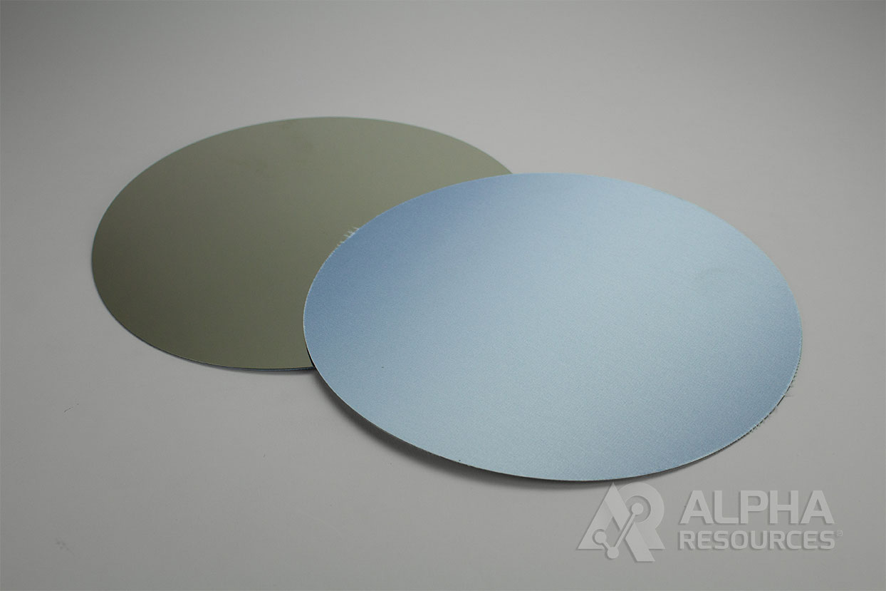 View Blue Satin Cloth w/Metal Back, 200mm