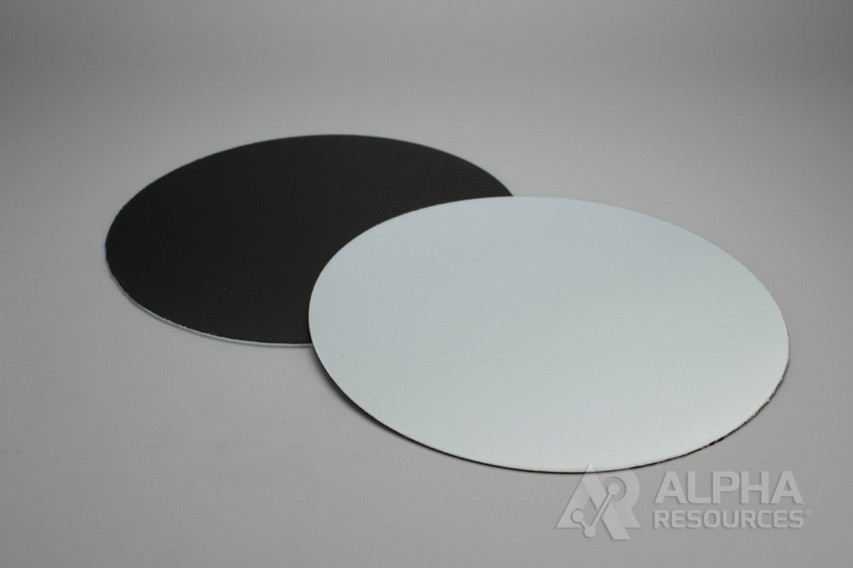 View White Satin Magnetic Hold Disc W/Steel Rubber, 8in