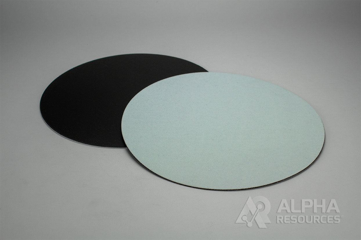 View White Rayon Magnetic Hold Disc W/Steel Rubber, 8in