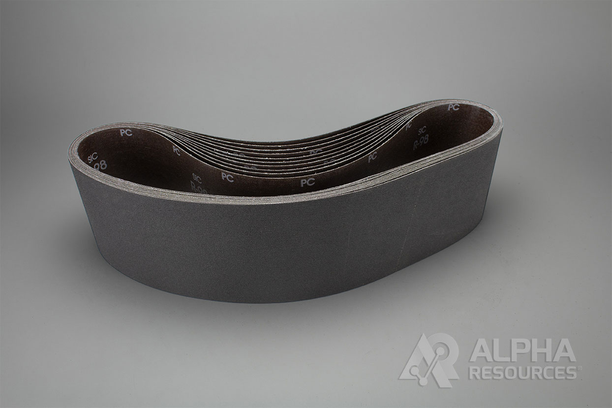 View SIC Wet or Dry Belt, 40 Grit, 4x36
